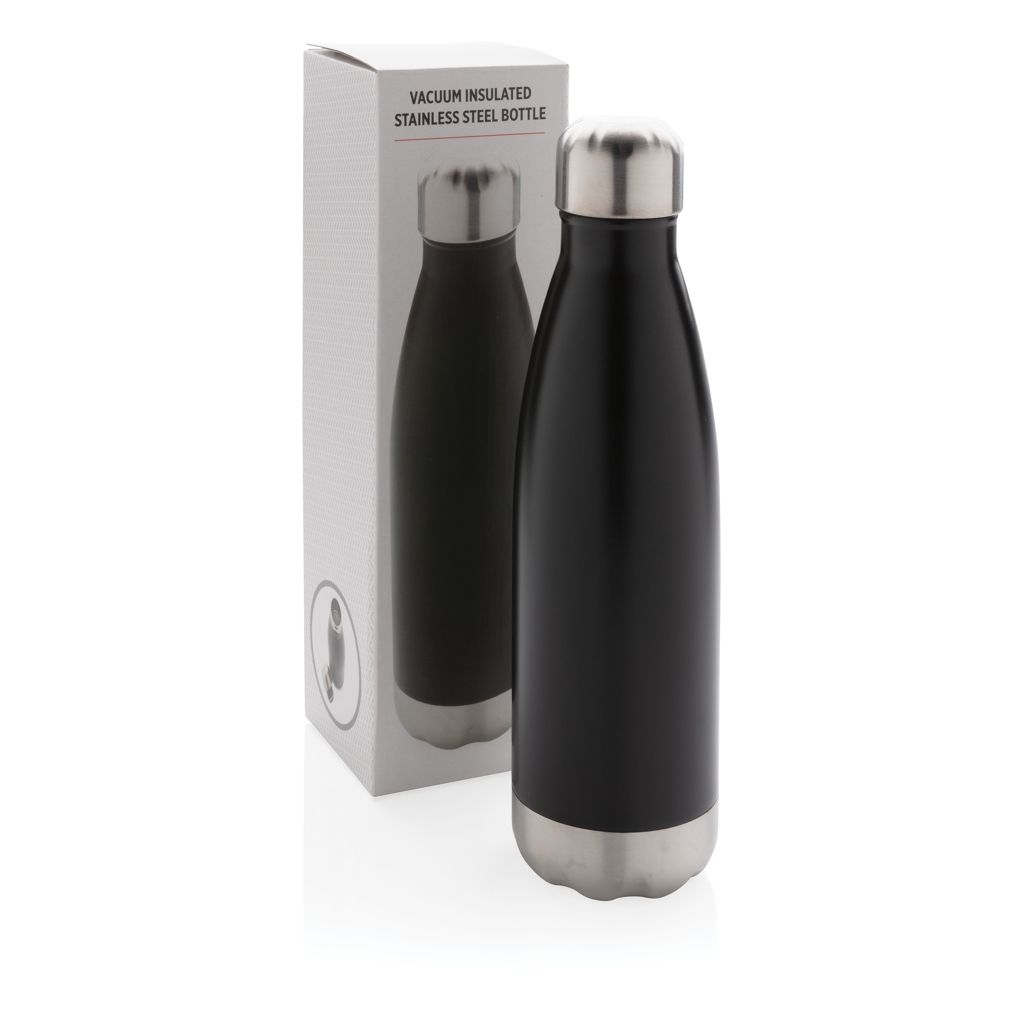 XDP436.49-1Vakuumisolierte Stainless Steel Flasche_ schwarz