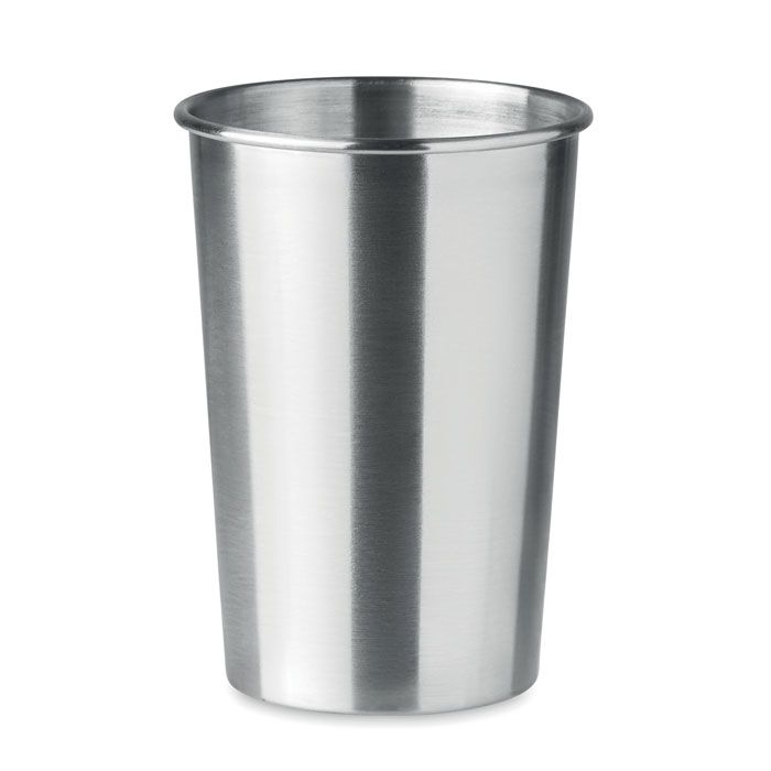 MO6362-16Bongo Becher 350ml_ Mattsilber