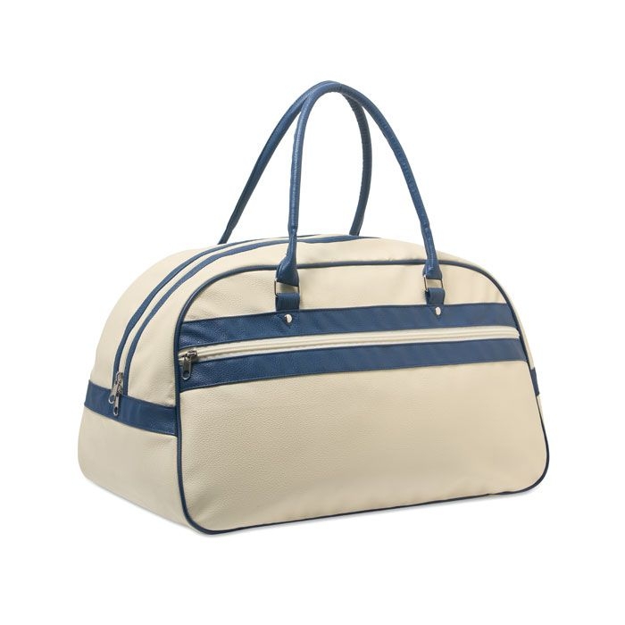 MO2987-13Nostalgic Sporttasche PU_ beige