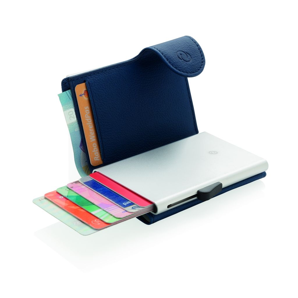 XDP850.51-5C-Secure RFID Kartenhalter und Geldboerse_ blau