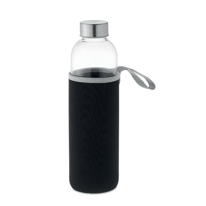 MO6545-03Utah Large Trinkflasche Glas 750 ml_ Schwarz