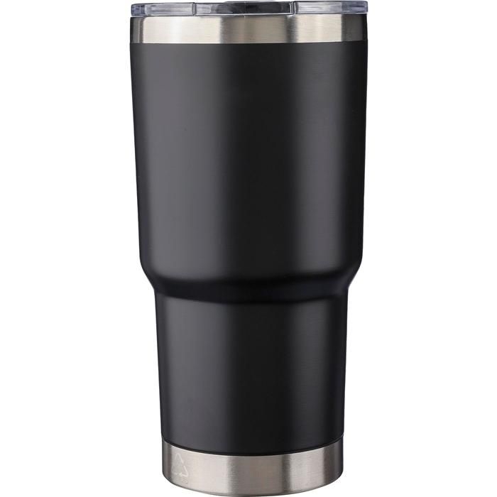 GI1171290-02Doppelwandiger Trinkbecher aus Edelstahl 590 ml Arnold_ weiss