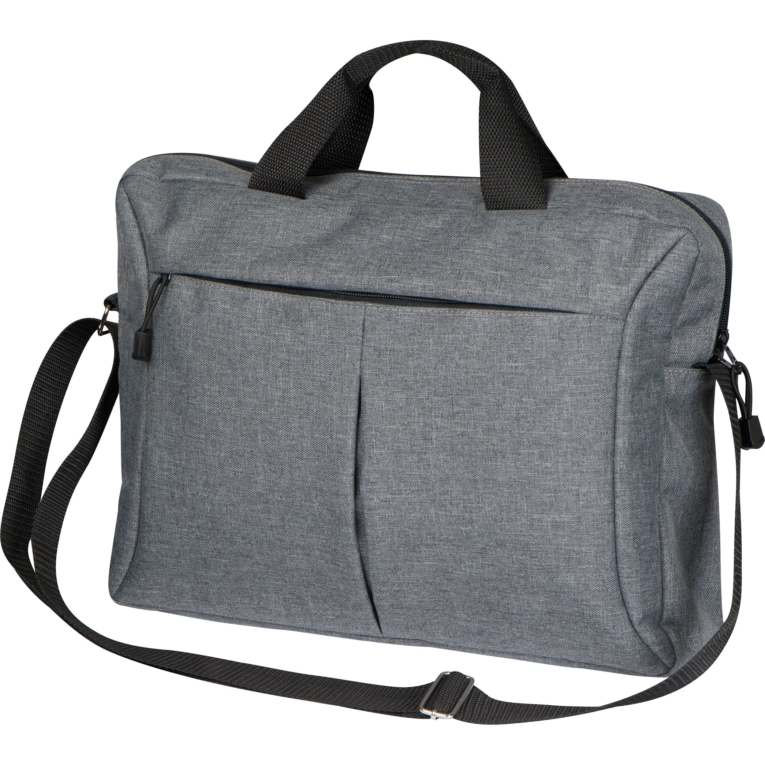 MA60731-07Laptoptasche aus Polyester IWAN_ silbergrau