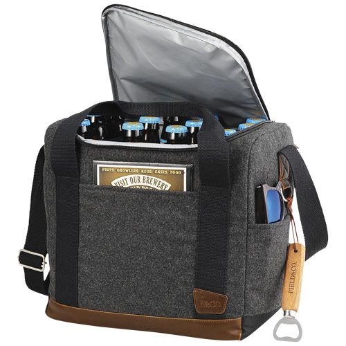 PF120302-1Campster Kuehltasche fuer 12 Flaschen 13L_ kohle_braun