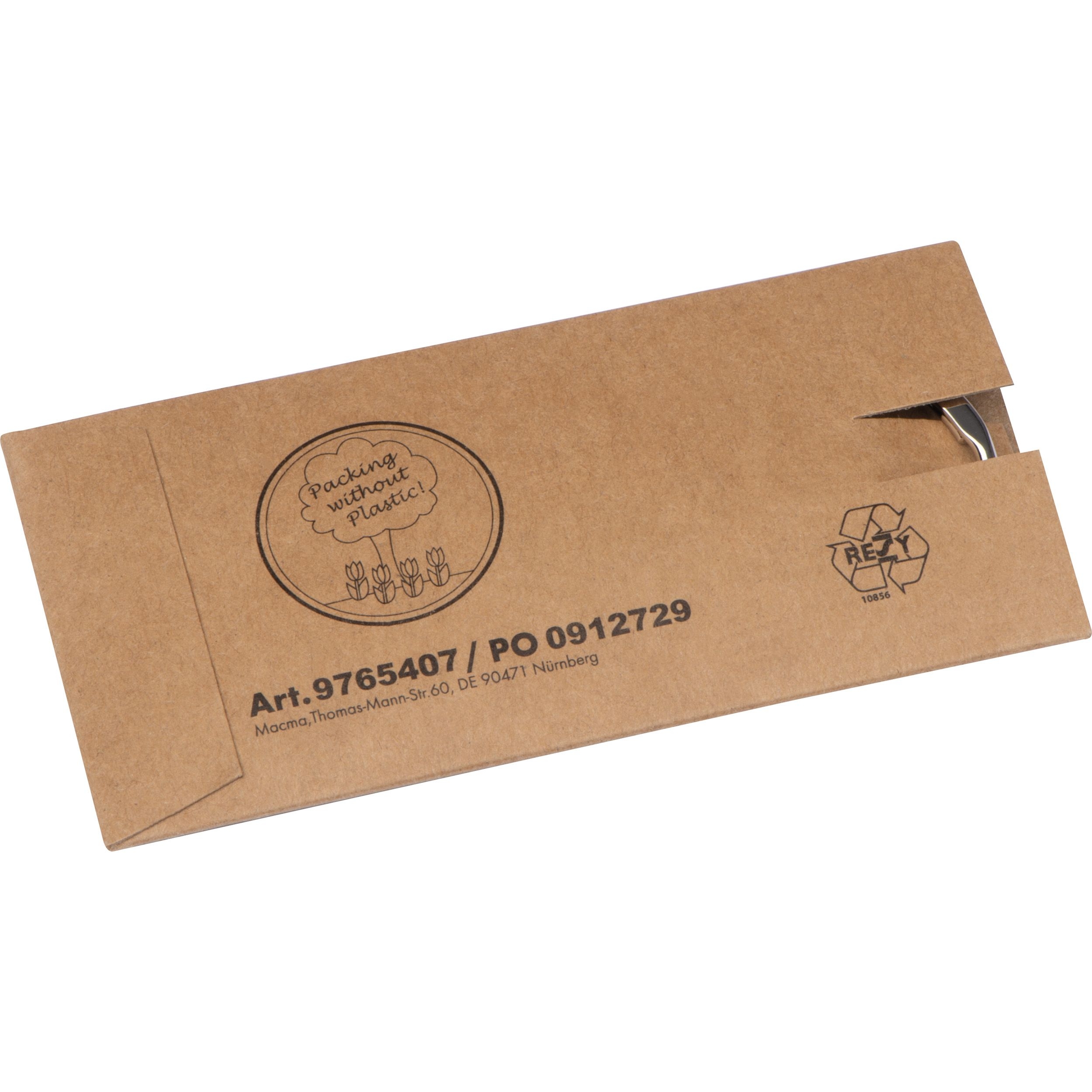 MA97654-07Metall Schluesselanhaenger in Hausform_ silbergrau