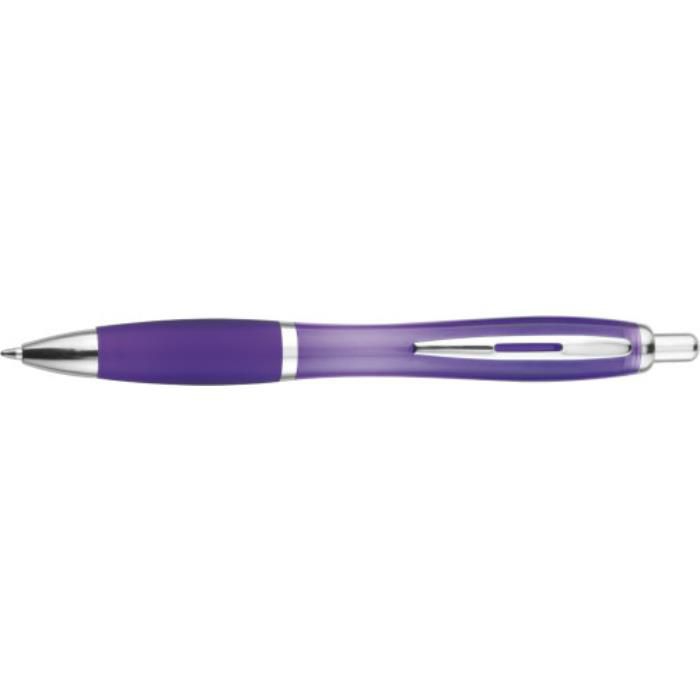 Kugelschreiber aus Kunststoff Newport, Violett