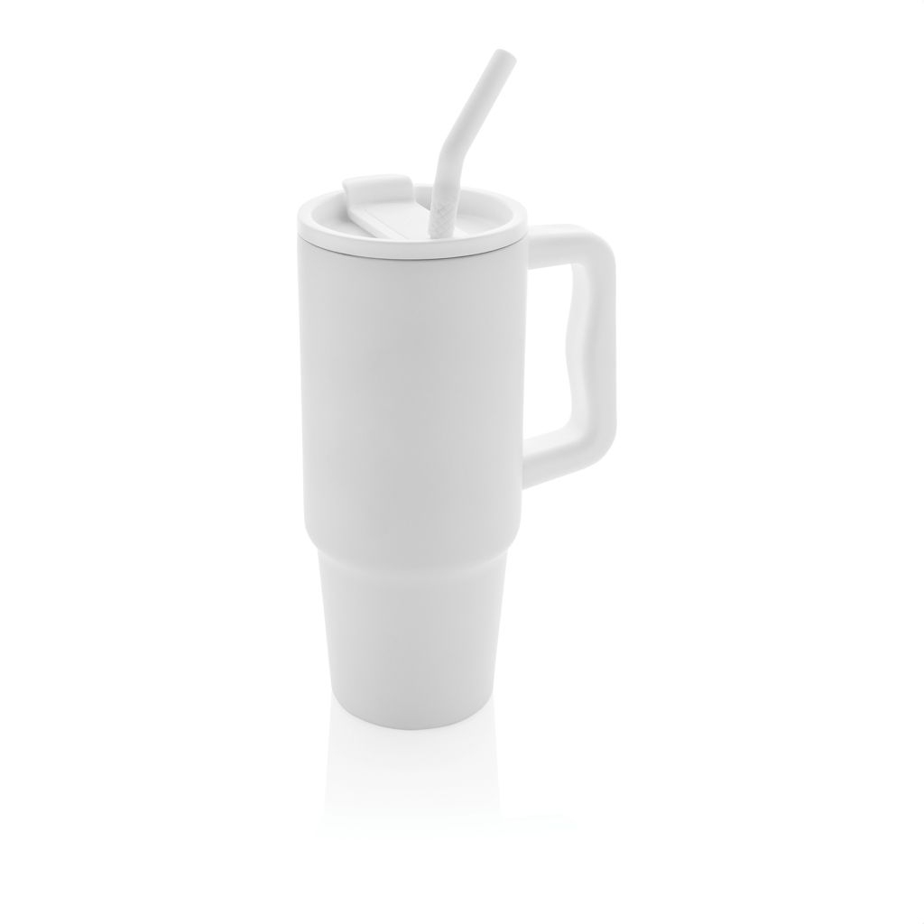 XDP437.30-03Embrace Deluxe Becher aus RCS recyceltem Edelstahl 900ml_ weiss
