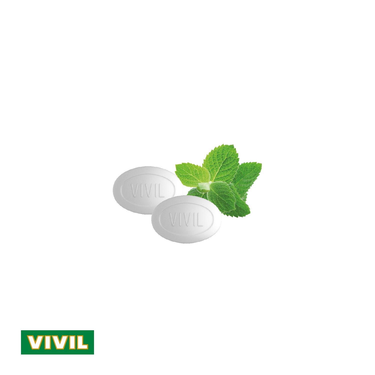 CD91628-01Vivil Paperbox_ Vivil Pfefferminz Pastillen