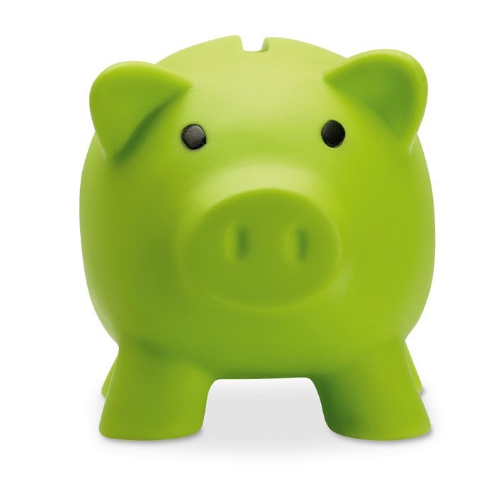MO8132-48Softco Sparschwein_ limettengruen