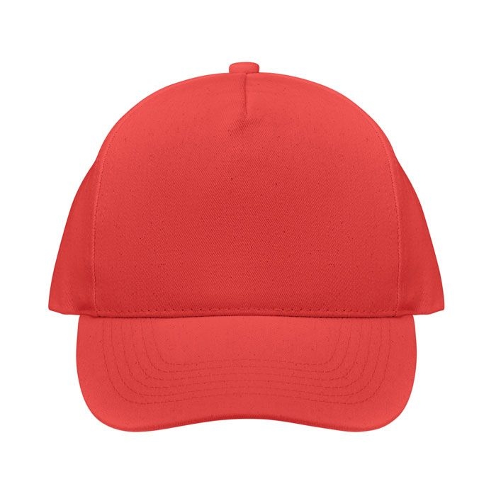 MO6432-05Bicca Cap Baseballkappe Organic Cotton_ rot
