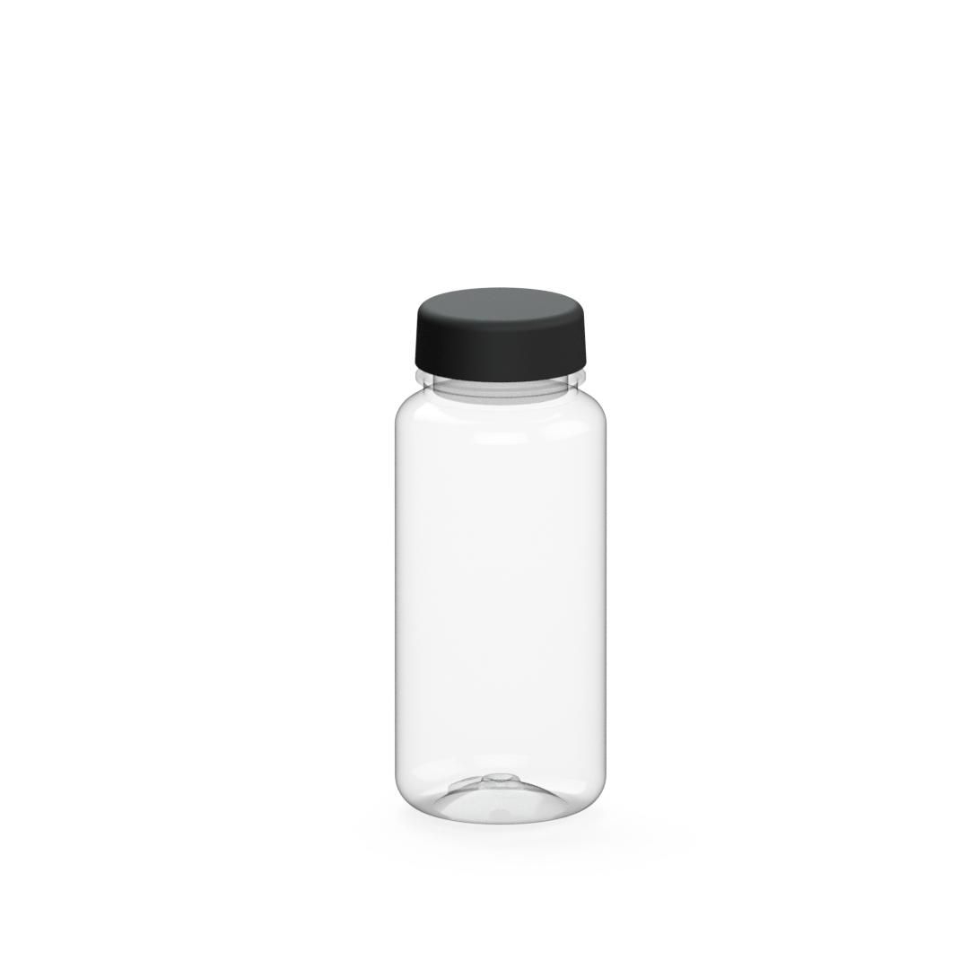 EL02212-2Trinkflasche _Refresh_ 400 ml_ RENEW_ transparent_ schwarz