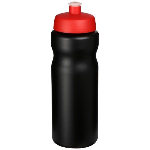 PF210684-15Baseline® Plus 650 ml Sportflasche_ schwarz_rot