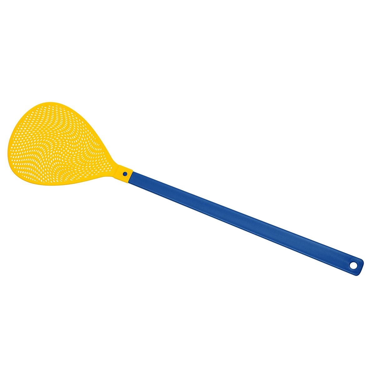 HE8731-3-4Fliegenklatsche _Oval_ blau_ gelb HE8731-3-4Fliegenklatsche _Oval_ blau_ gelb