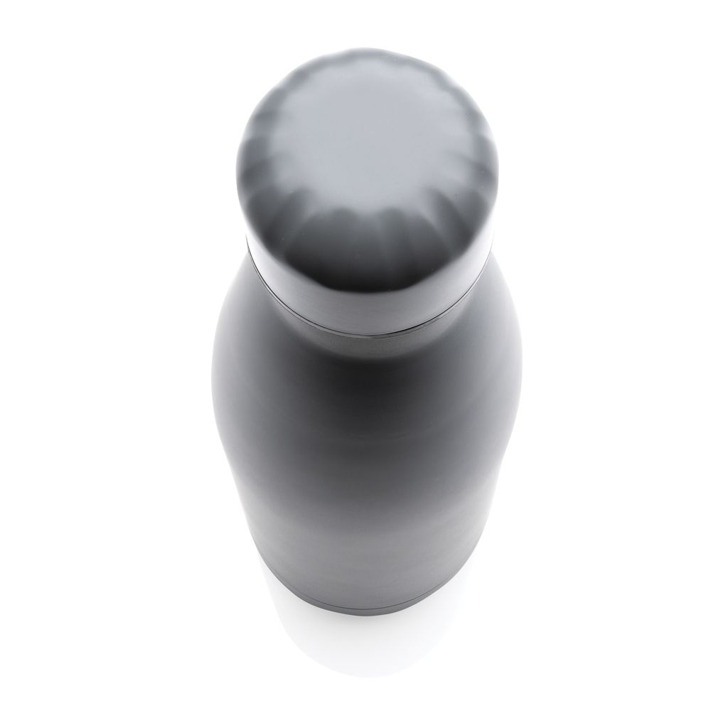 XDP436.46-2Einfarbige Vakuumisolierte Stainless Steel Flasche_ grau