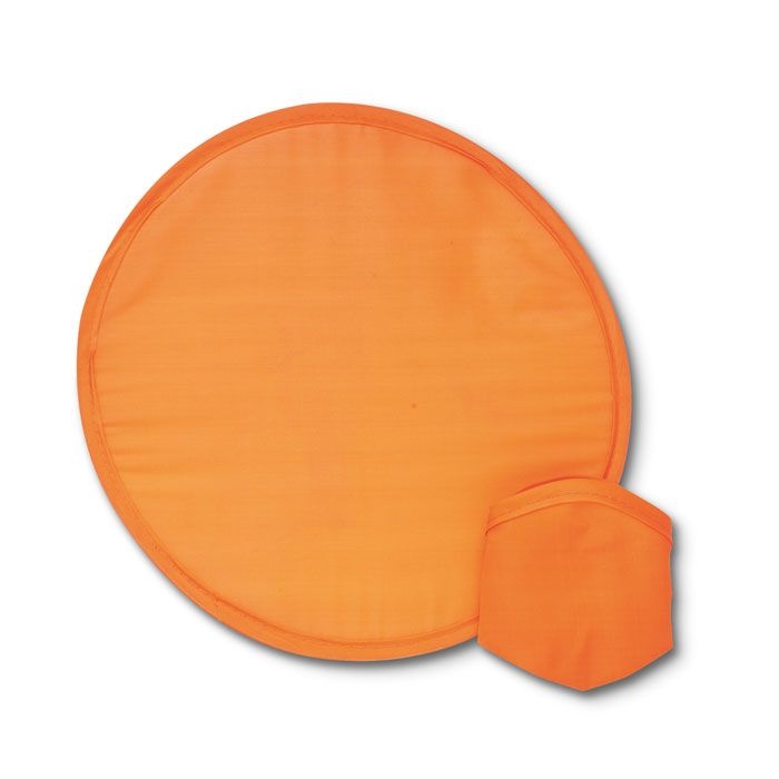 IT3087-10Atrapa Faltbare Polyester Wurfscheibe_ orange
