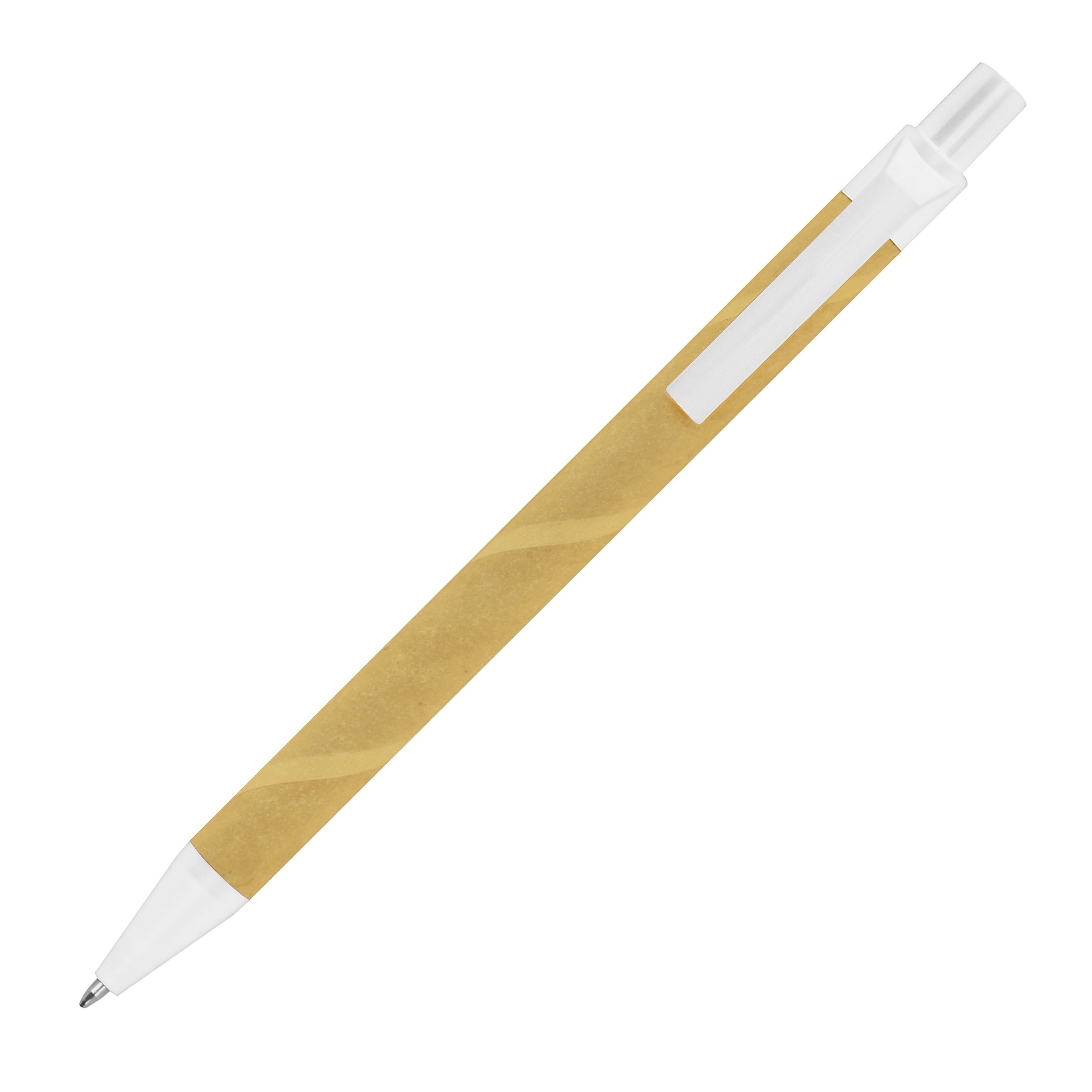 MA12565-13Kugelschreiber aus Papier und Mais_ beige