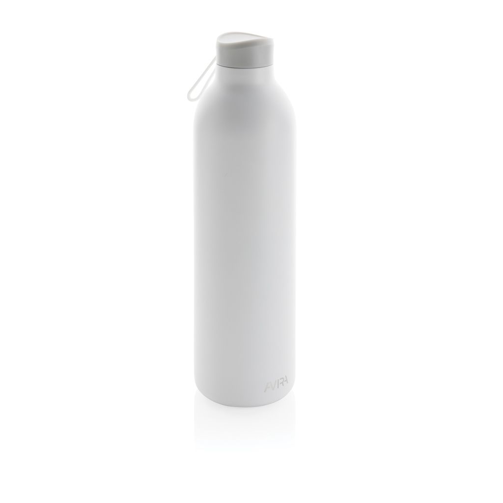 XDP438.01-3Avira Avior RCS recycelte Stainless-Steel Flasche 1L_ weiss