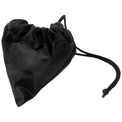 PF120119-1Bungalow faltbare Polyester Tragetasche 7L_ schwarz
