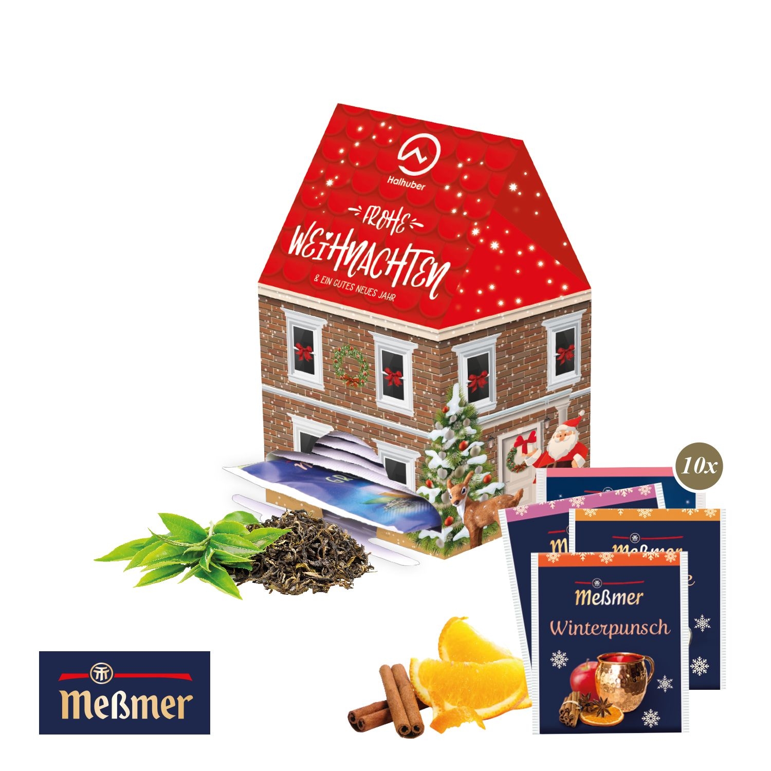 CD95426Tee-Haus „Mini“ mit Messmer Tee