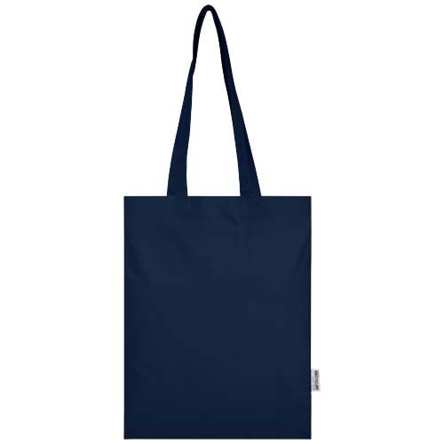 PF120789-5Peru Blend 180 g_m² Tragetasche aus GRS recycelter Baumwolle 7L_ navy