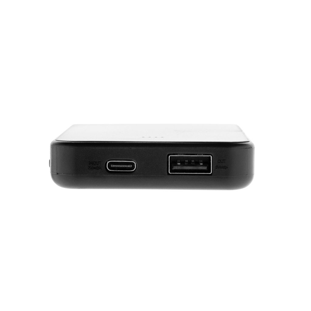 XDP322_55-01Boostcore 5_000mAh Powerbank aus RCS rec. Kunststoff_ schwarz