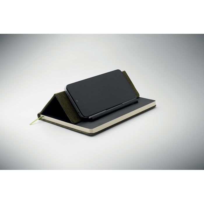 MO2687-60Rinbook DIN A5 Notizbuch RPET_ dunkelgruen