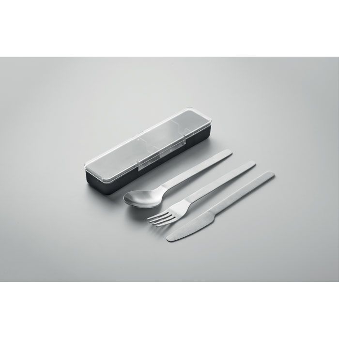 MO2677-03Mesteck Besteck-Set Edelstahl_ schwarz