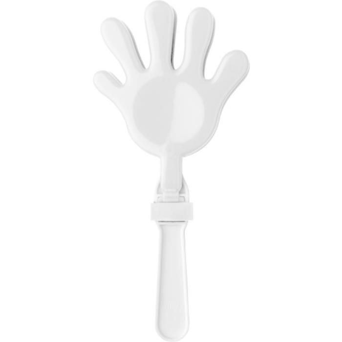 GI9539-02Klapperhand aus Kunststoff Boris_ Weiss GI9539-02Klapperhand aus Kunststoff Boris_ Weiss