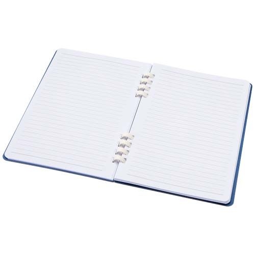 PF107046-2Fil A5 Hardcover RCS recyceltes Spiralnotizbuch_ navy