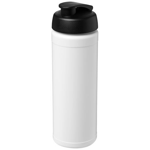 PF210070-1Baseline® Plus 750 ml Flasche mit Klappdeckel_ weiss_schwarz PF210070-1Baseline® Plus 750 ml Flasche mit Klappdeckel_ weiss_schwarz