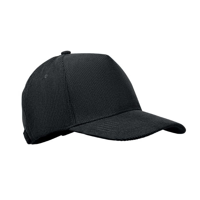 MO2879-03Wale Baseball Kappe 5 Panels Cord_ schwarz