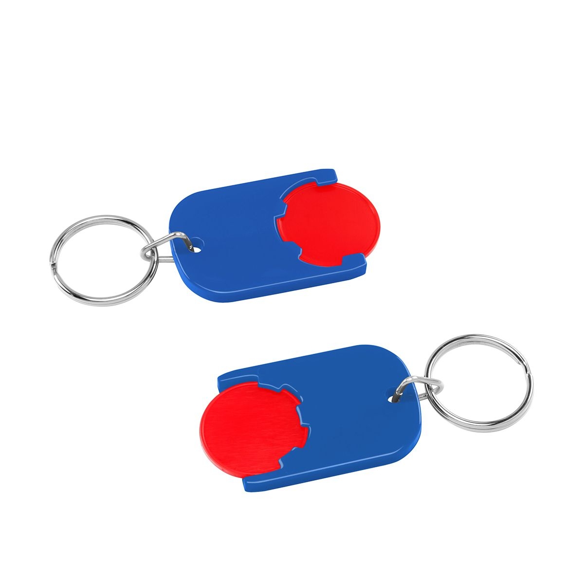 HE7555R-1-3Chiphalter mit 1€-Chip _Gamma_ rot_ blau HE7555R-1-3Chiphalter mit 1€-Chip _Gamma_ rot_ blau