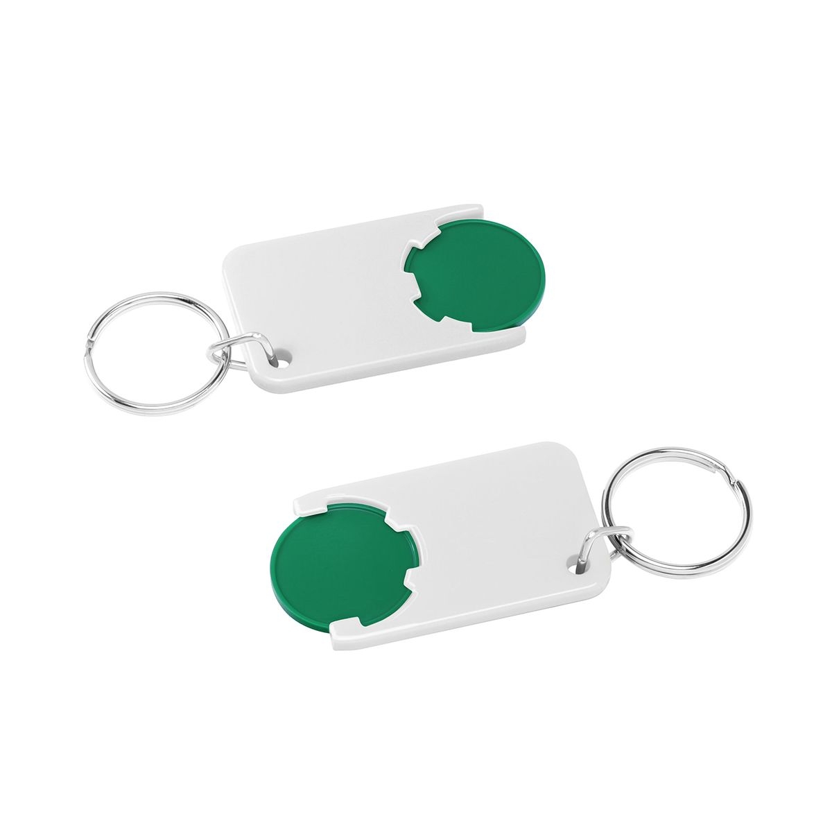 HE7454R-2-0Chiphalter mit 1€-Chip _Beta_ gruen_ weiss HE7454R-2-0Chiphalter mit 1€-Chip _Beta_ gruen_ weiss