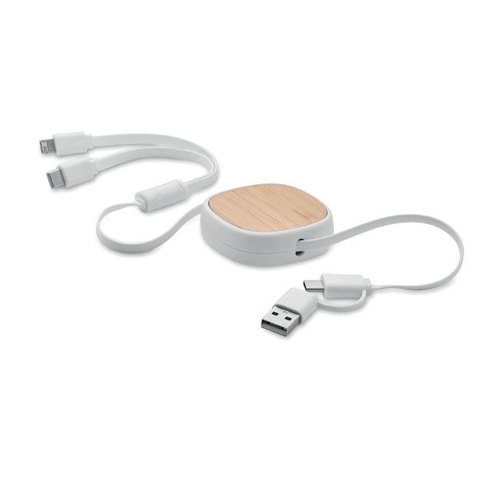 MO2146-06Togobam Einziehbares USB-Ladekabel_ weiss