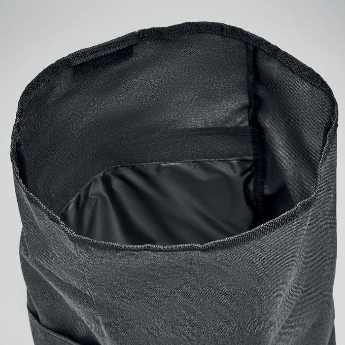 MO6516-03Udine Rucksack 600D RPET_ Schwarz