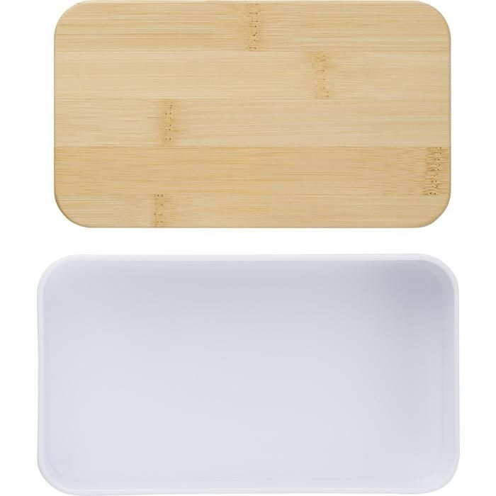 GI966040-02Doppellagige PP-Lunchbox Maxton_ weiss