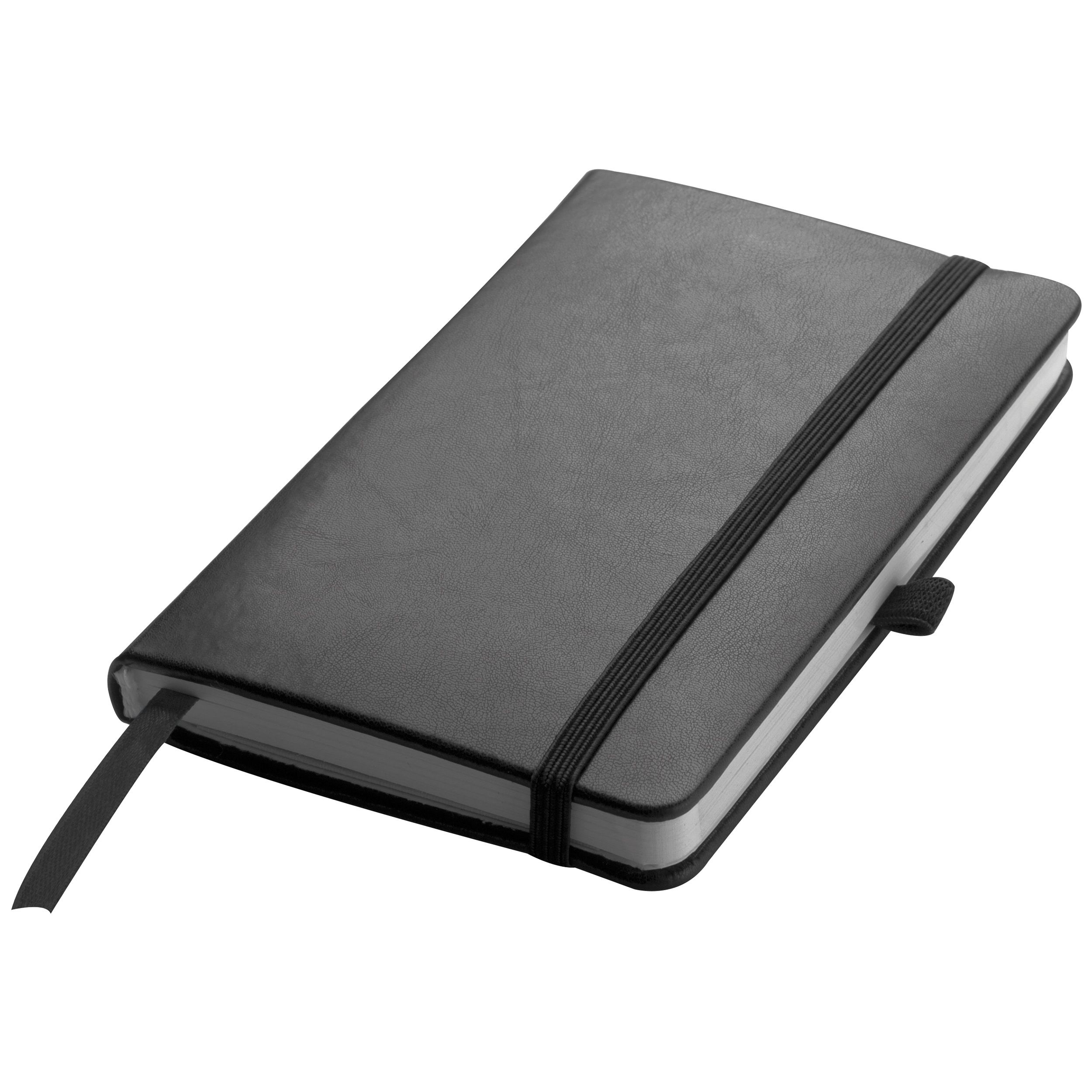 MA20315-03A6 Notizbuch mit Kunstledereinband _ schwarz