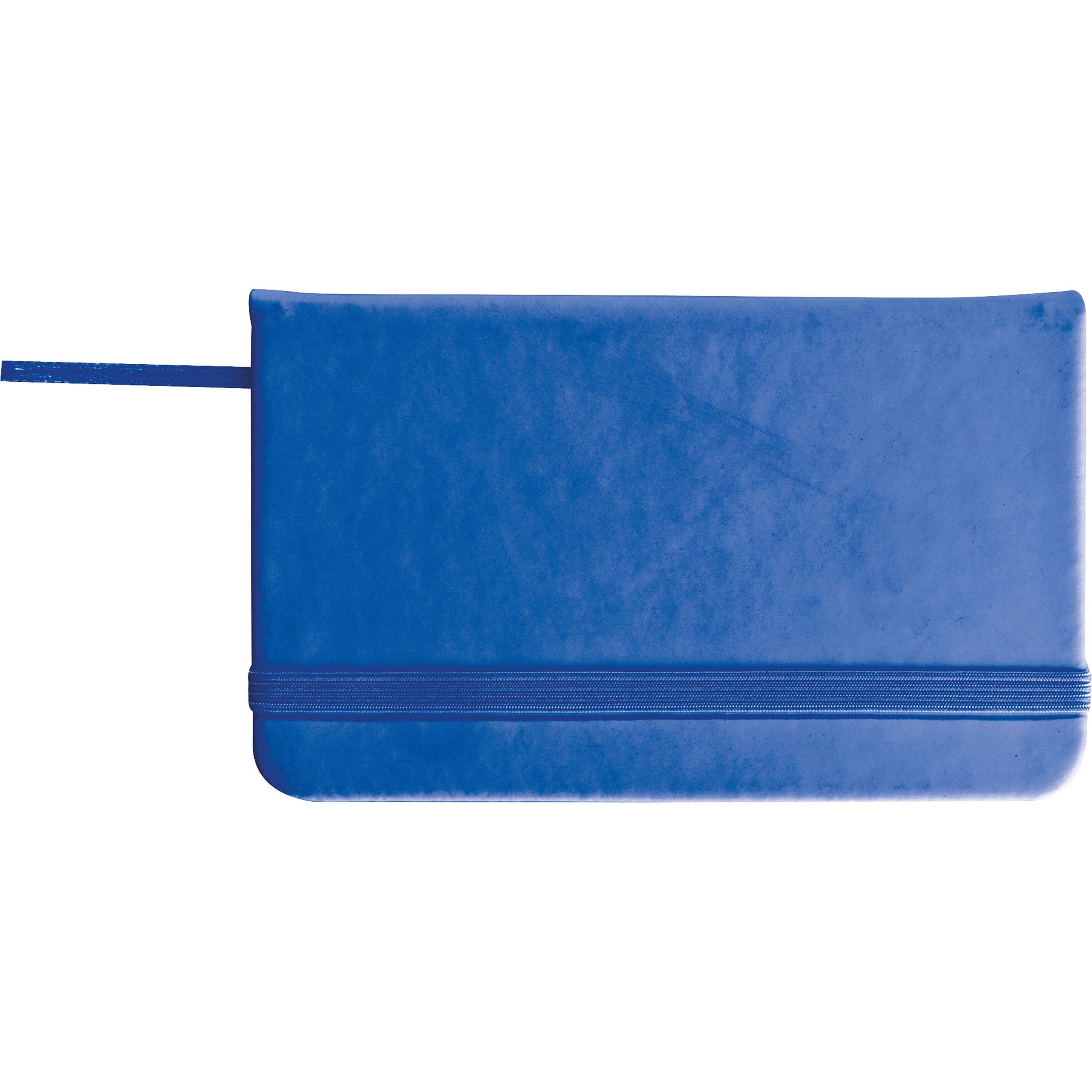 MA28367-04Notizbuch mit Lesebaendchen und Gummibandverschluss_ blau