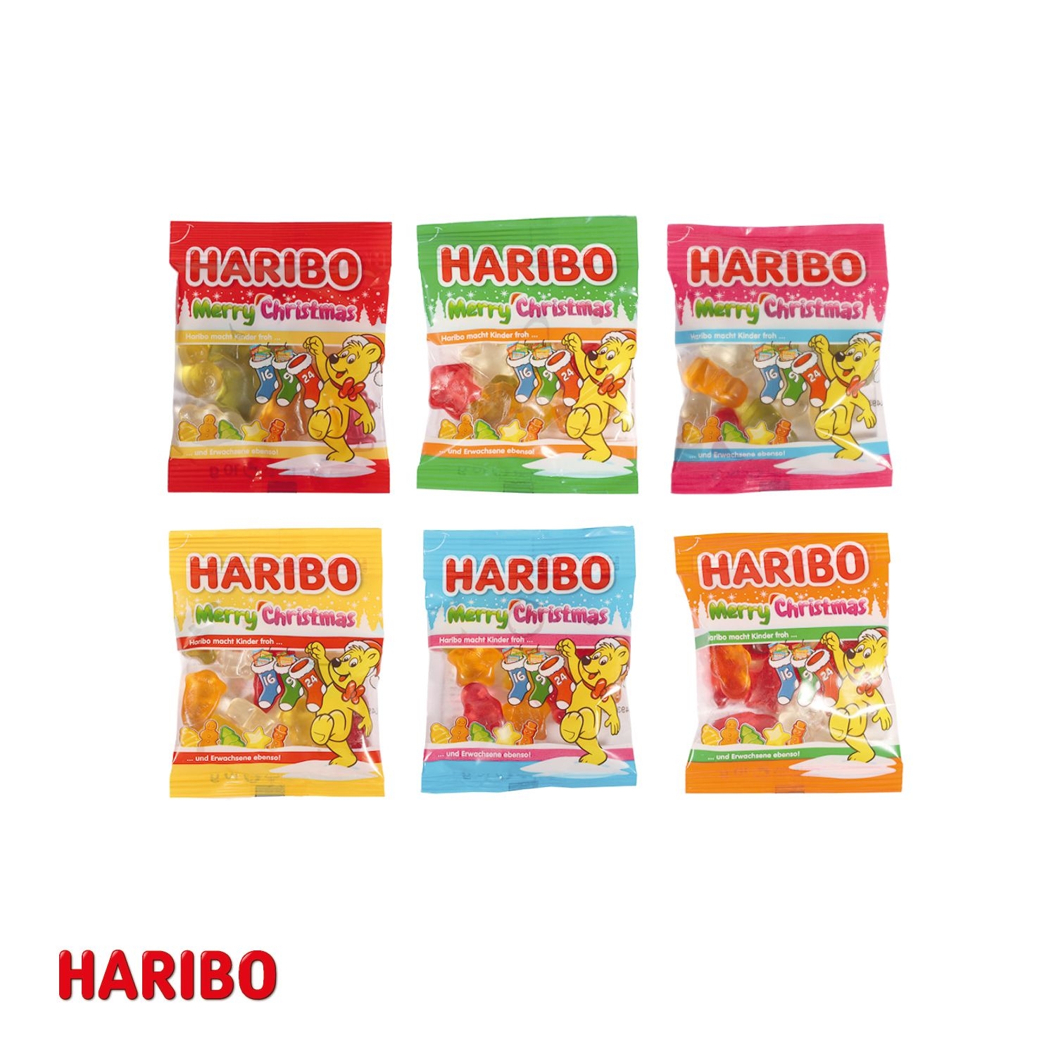 CD55451-01Adventskalender mit Haribo Fruchtgrummi_ Inlay aus Papier_ Motiv-Vorlage
