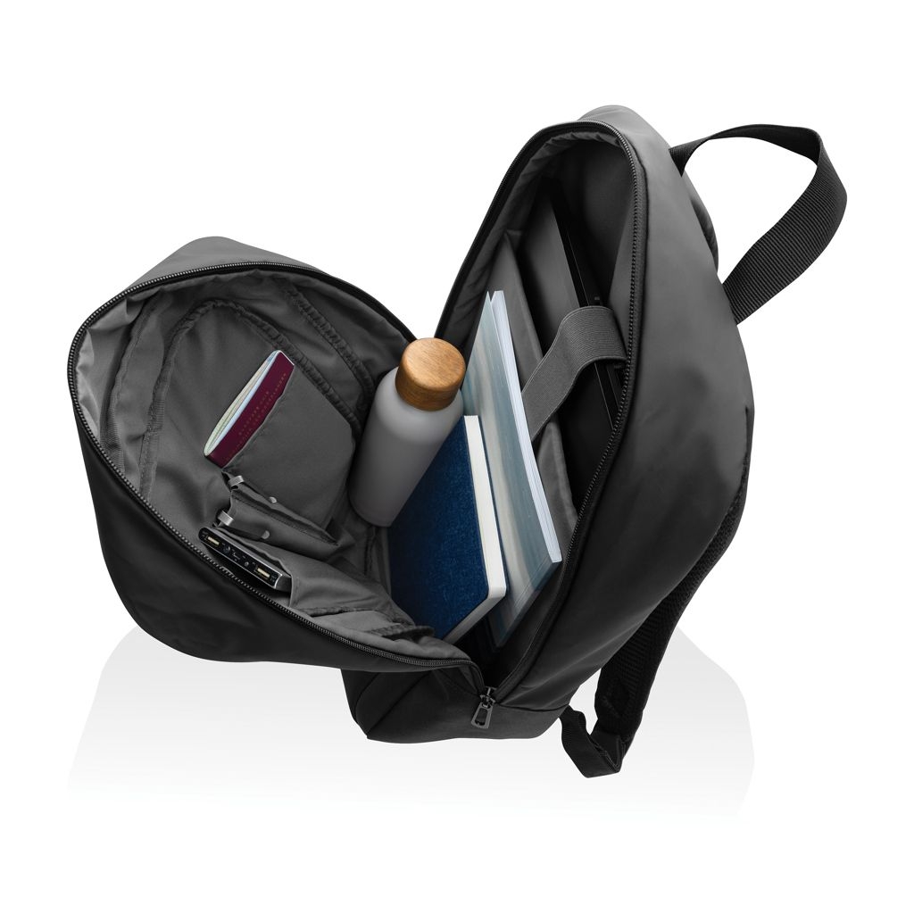 XDP763_30-1Armond AWARE™ RPET 15.6_ Basic Laptop-Rucksack_ schwarz