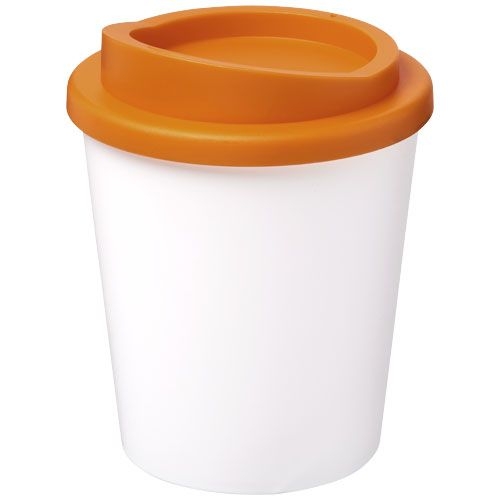 PF210092-13Americano® Espresso 250 ml Isolierbecher_ weiss_orange PF210092-13Americano® Espresso 250 ml Isolierbecher_ weiss_orange
