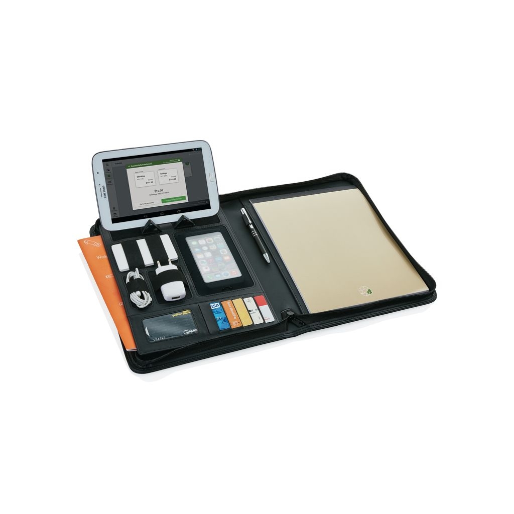 XDP772.62-1Essential Tech Portfolio mit Reissverschluss_ schwarz