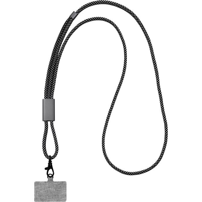 GI1163687-411BrandCharger Lanyard Oeko-Schluesselband_ gun metal