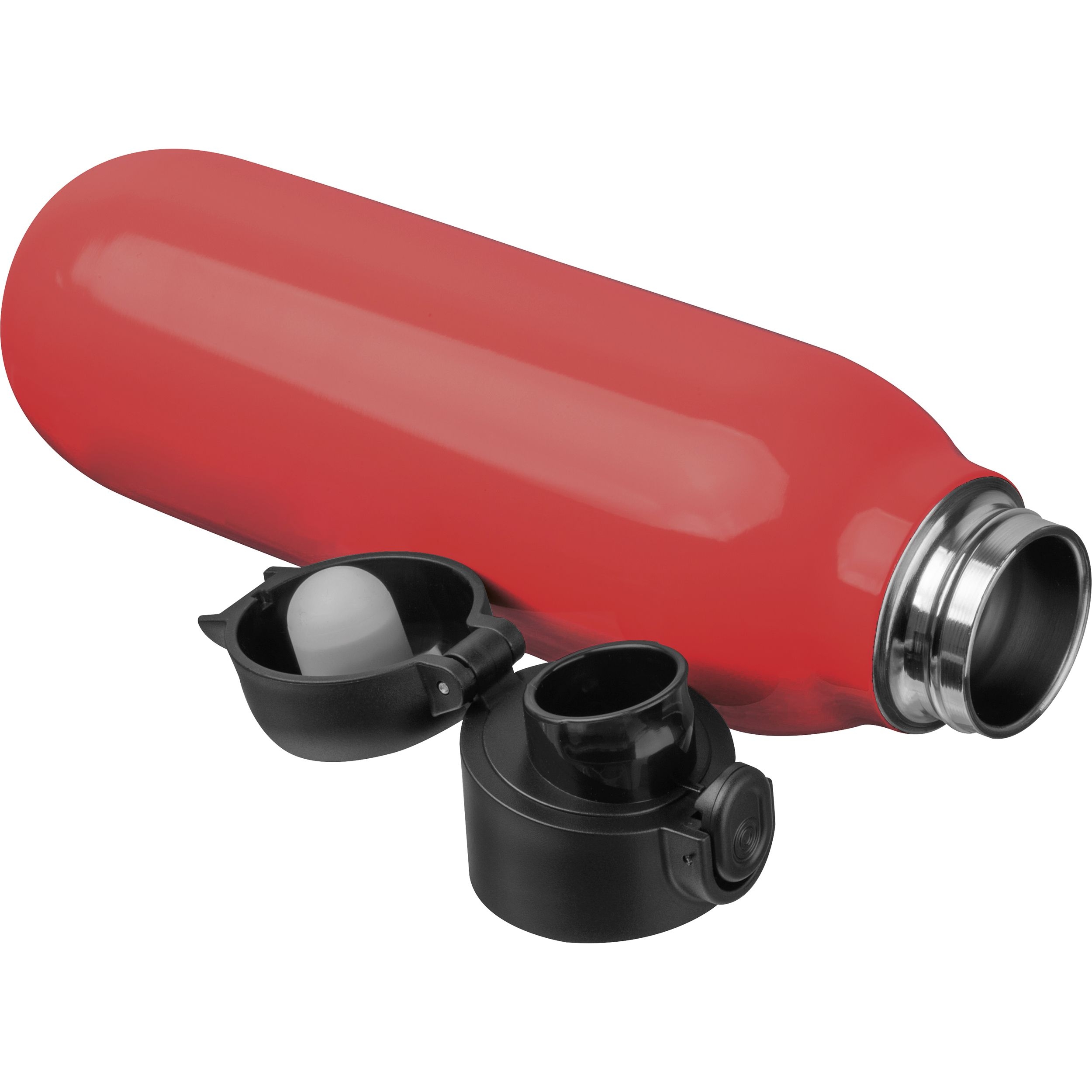 MA85598-05Vakuum Trinkflasche 500ml FEDERICA_ rot