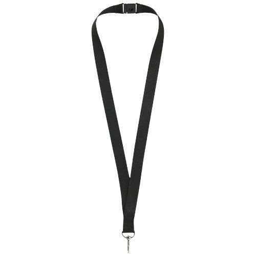 PF102193-1Lago Lanyard mit Sicherheitsverschluss_ schwarz