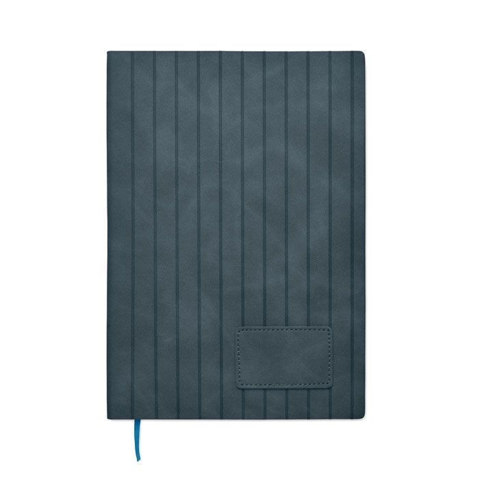 MO2663-04Tintray DIN A5 Smokey Notizbuch PU_ blau