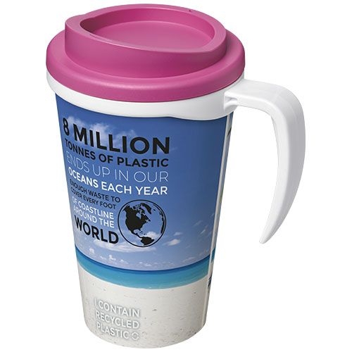 PF210006-10Brite-Ameriano® Grande 350 ml Isolierbecher_ weiss_rosa PF210006-10Brite-Ameriano® Grande 350 ml Isolierbecher_ weiss_rosa