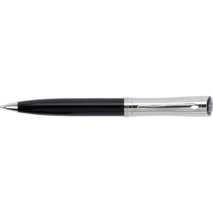 GI3865-50Charles Dickens Kugelschreiber aus Metall Sasha_ Schwarz_Silber