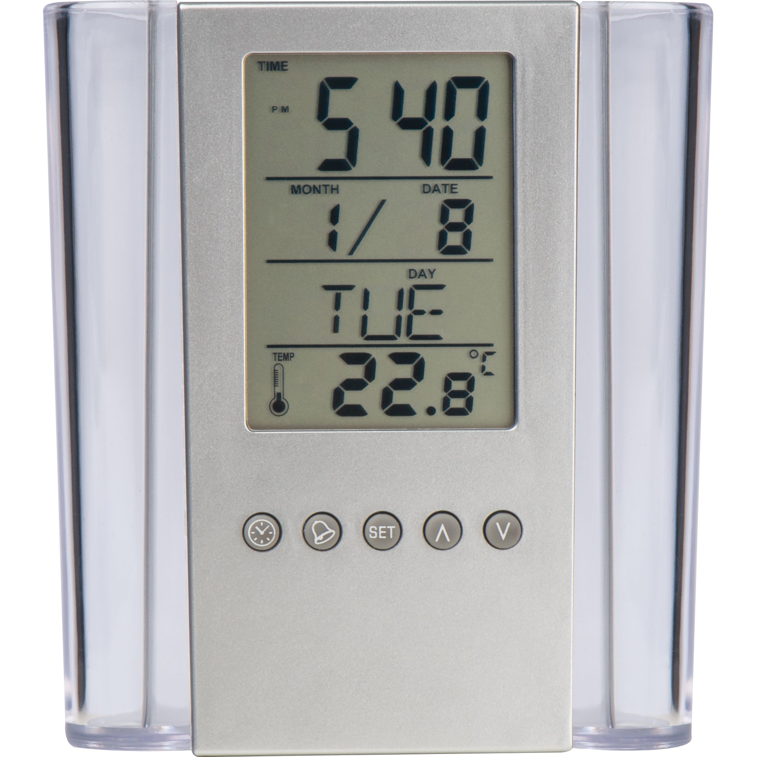 MA21030-66Acrylschreibtischkoecher MARKUS_ transparent