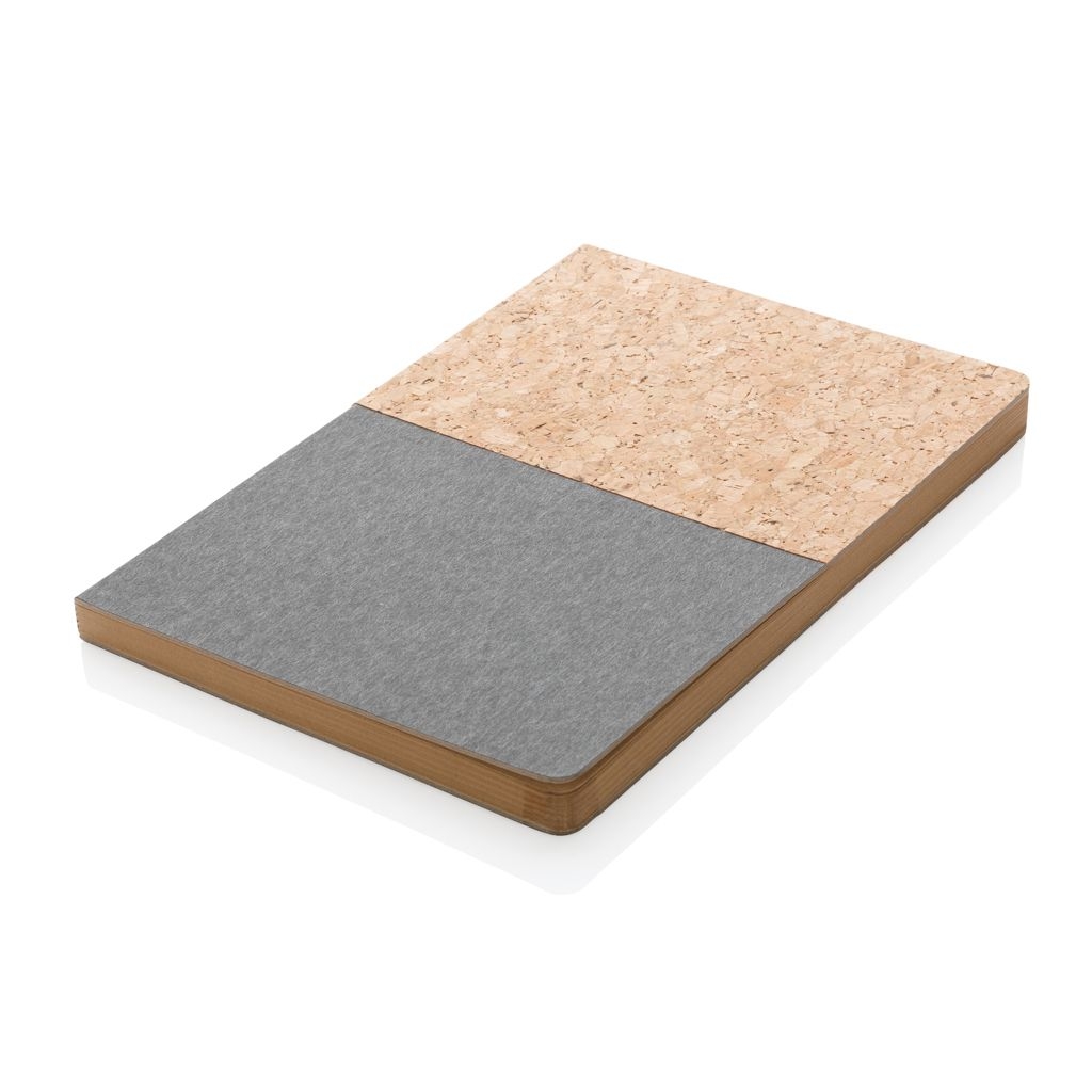 XDP774.33-1A5 Kork _ Kraft Notizbuch_ schwarz